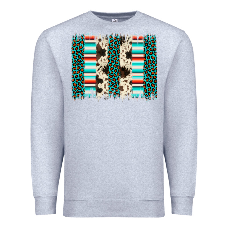Leopard Cowhide Brush Stroke Premium Sweatshirt by Artiststas | Teevron