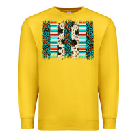 Lemon leopard cowhide brush stroke Premium Sweatshirt - Artiststas