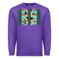 Purple leopard cowhide brush stroke Premium Sweatshirt - Artiststas