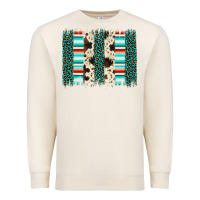 Sandshell leopard cowhide brush stroke Premium Sweatshirt - Artiststas