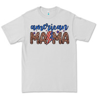 Dove Grey American mama Premium Tee - Zillion Design Studio