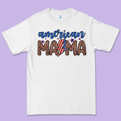 American Mama Premium Tee Designed By Zillion Design Studio