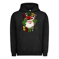 Pigment Black howdy santa western cactus christmas Urban Hoodie - CowGirlArtShop