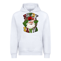 White howdy santa western cactus christmas Urban Hoodie - CowGirlArtShop