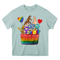 Arona pride rainbow cupcake Heavy Core Tee - texasbilliewilder