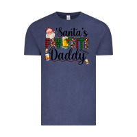 Vintage Denim santa's favorite daddy Vintage Tee - AdoDesignShop