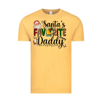 Vintage Mustard santa's favorite daddy Vintage Tee - AdoDesignShop