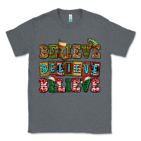 Charcoal Heather believe believe believe Classic Tee - AdoDesignShop