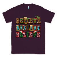 Plum believe believe believe Classic Tee - AdoDesignShop