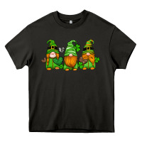 Asphalt st patricks day gnomes with western hearts and shamrocks Heavy Core Tee - Artiststas