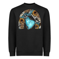 Black sunflower gemstone rainbow Heavyweight Sweatshirt - JahusDesignShop