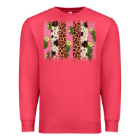 Cardinal cactus leopard cowhide brush stroke Premium Sweatshirt - Artiststas