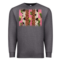 Charcoal Heather cactus leopard cowhide brush stroke Premium Sweatshirt - Artiststas