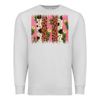 Dove Grey cactus leopard cowhide brush stroke Premium Sweatshirt - Artiststas