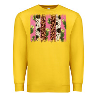 Lemon cactus leopard cowhide brush stroke Premium Sweatshirt - Artiststas