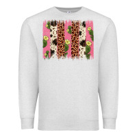 Oatmeal Heather cactus leopard cowhide brush stroke Premium Sweatshirt - Artiststas
