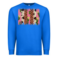 True Royal cactus leopard cowhide brush stroke Premium Sweatshirt - Artiststas