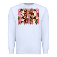 White cactus leopard cowhide brush stroke Premium Sweatshirt - Artiststas