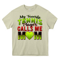 Mossy my favorite tennis player calls me mom Heavy Core Tee - Zillion Design Studio
