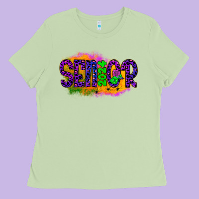 Senior 2024 Halloween Ladies Tee Designed By Jahusdesignshop