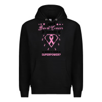 Black I am a Breast Cancer Survivor What is Your Superpower Premium Hoodie - Bettercallsaul