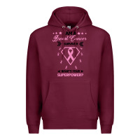 Burgundy I am a Breast Cancer Survivor What is Your Superpower Premium Hoodie - Bettercallsaul