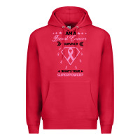 Cardinal I am a Breast Cancer Survivor What is Your Superpower Premium Hoodie - Bettercallsaul