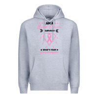 Heather Grey I am a Breast Cancer Survivor What is Your Superpower Premium Hoodie - Bettercallsaul