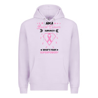 Lilac I am a Breast Cancer Survivor What is Your Superpower Premium Hoodie - Bettercallsaul