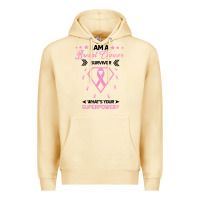 Pina Colada I am a Breast Cancer Survivor What is Your Superpower Premium Hoodie - Bettercallsaul