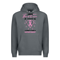 Rock I am a Breast Cancer Survivor What is Your Superpower Premium Hoodie - Bettercallsaul