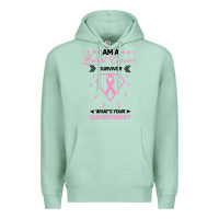 Seafoam I am a Breast Cancer Survivor What is Your Superpower Premium Hoodie - Bettercallsaul