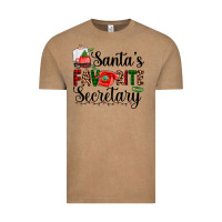 Vintage Coffee santa's favorite secretary Vintage Tee - AdoDesignShop