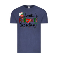 Vintage Denim santa's favorite secretary Vintage Tee - AdoDesignShop