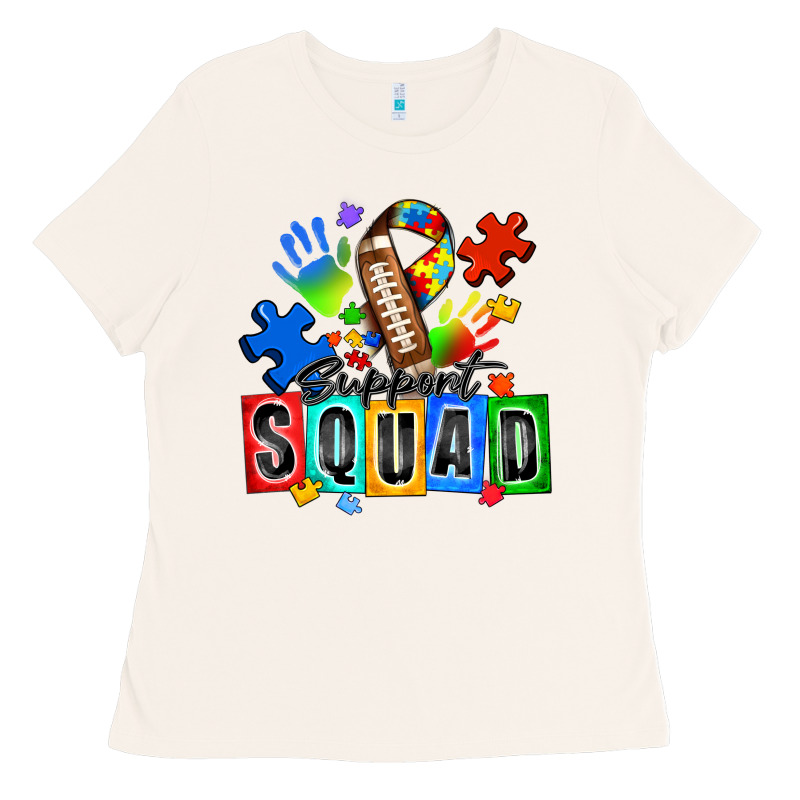 American Football Support Squad Autism Ladies Tee by Zillion Design Studio | Teevron