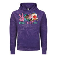 Cloud Purple peace love art   ado Vintage Hoodie - AdoDesignShop