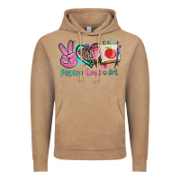 Vintage Coffee peace love art   ado Vintage Hoodie - AdoDesignShop