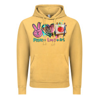 Vintage Mustard peace love art   ado Vintage Hoodie - AdoDesignShop