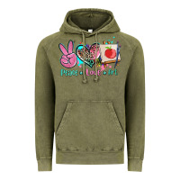 Vintage Olive peace love art   ado Vintage Hoodie - AdoDesignShop
