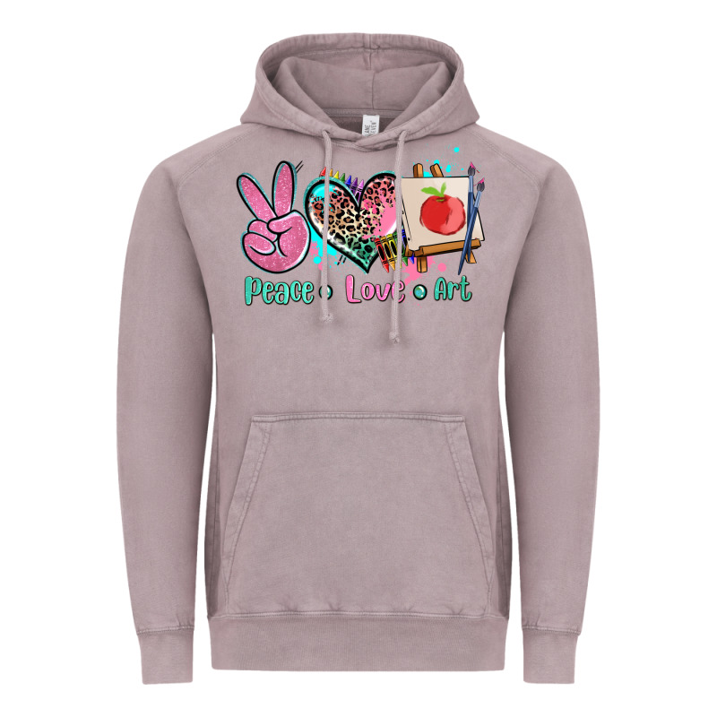 Peace Love Art   Ado Vintage Hoodie by AdoDesignShop | Teevron
