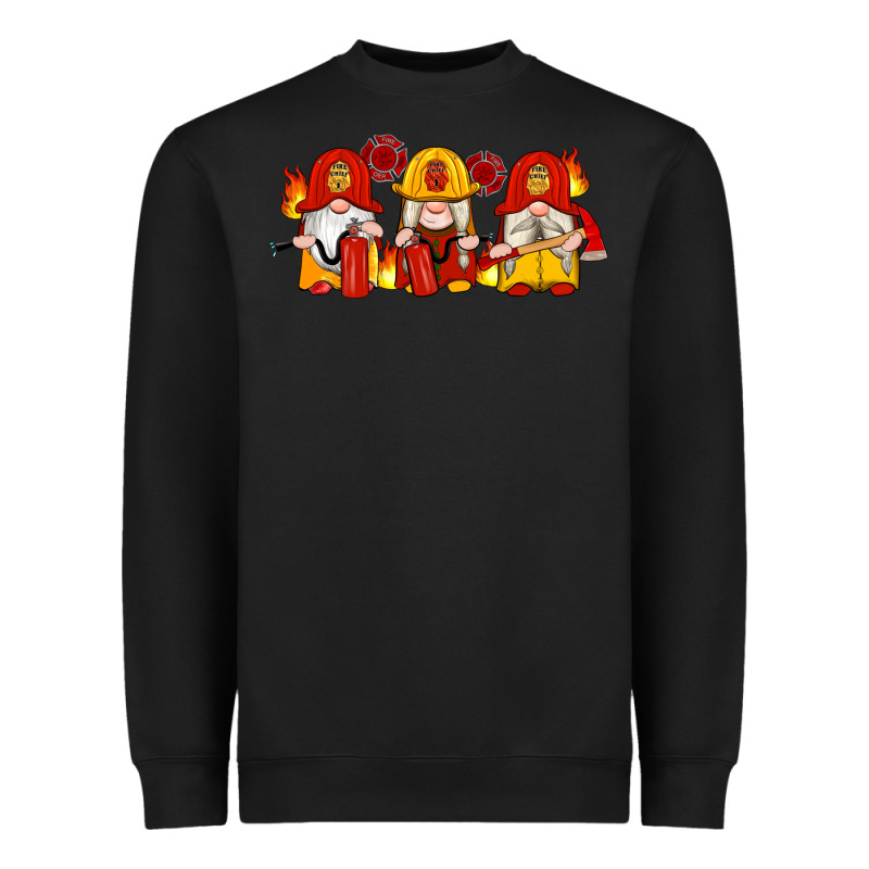 Firefighter Gnomes Heavyweight Sweatshirt by Artiststas | Teevron