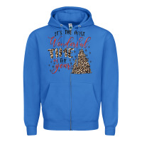 True Royal it's the most wonderful time of the year Zipper Hoodie - MaliasSmallBusiness