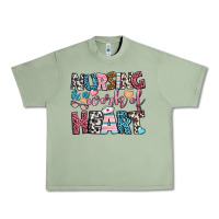 Oil Green nursing is a work of heart Urban Heavy Tee - BundleAndBundleShop