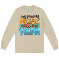 Mushroom my favorite people call me papa Long Sleeve Tee - JahusDesignShop
