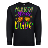 Black mardi gras dude Premium Sweatshirt - Artiststas