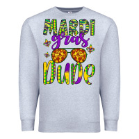 Heather Grey mardi gras dude Premium Sweatshirt - Artiststas