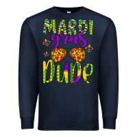 Navy mardi gras dude Premium Sweatshirt - Artiststas