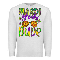 Oatmeal Heather mardi gras dude Premium Sweatshirt - Artiststas
