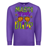 Purple mardi gras dude Premium Sweatshirt - Artiststas