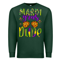 Sports Green mardi gras dude Premium Sweatshirt - Artiststas